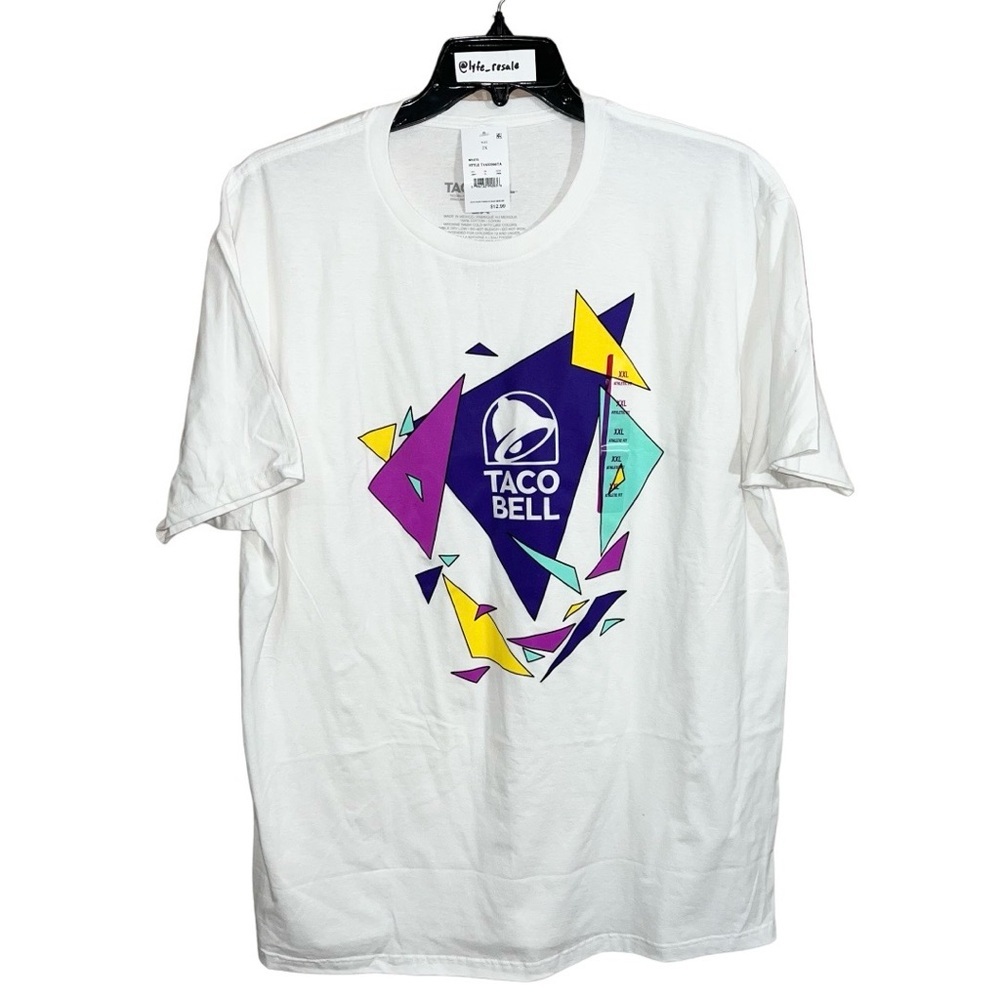 Taco Bell Graphic T-Shirt Men’s Size 2X Short Sleeve New